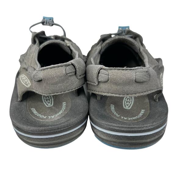 Keen Mens Uneek Grey Corded Trail Hiking Sandal Size US 8 - Picture 8 of 10